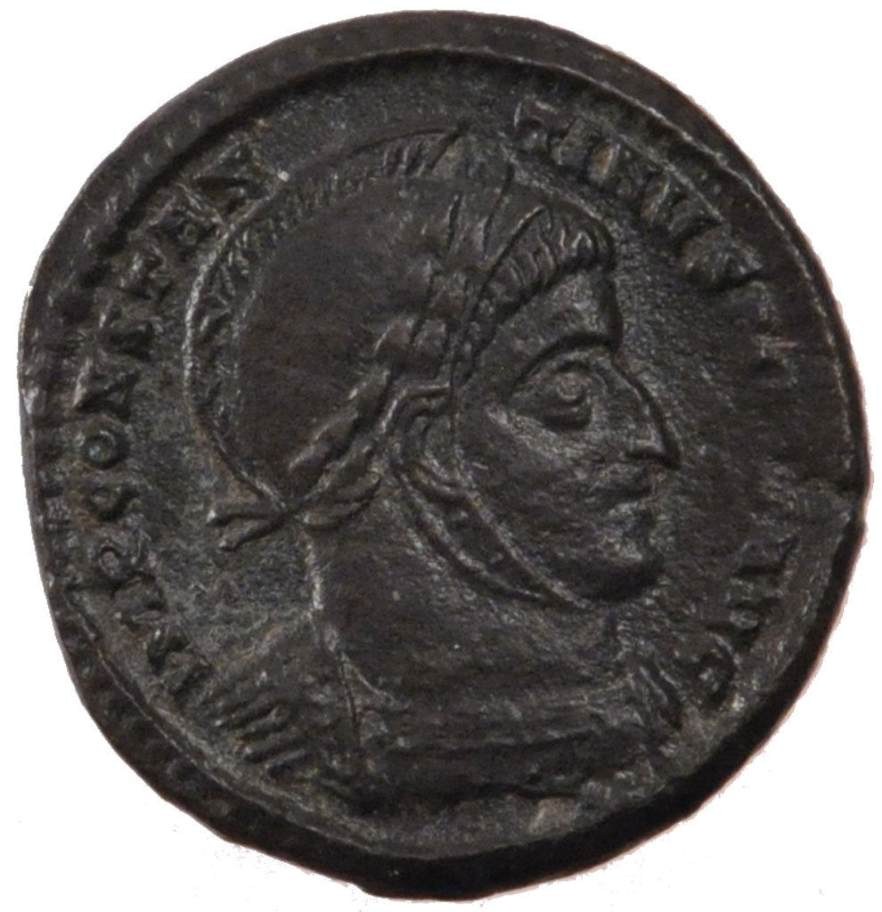 Constantine I, Nummus, AU(55-58), Copper, Cohen #640, 2.70