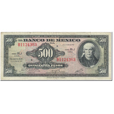 Banknote, Mexico, 500 Pesos, 1972, 1972-06-27, KM:51o, VF(20-25)