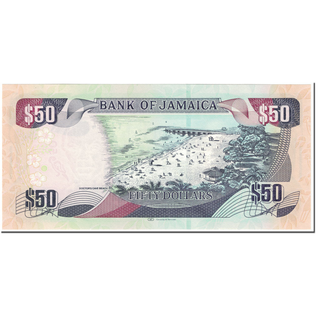 Banknote, Jamaica, 50 Dollars, 2013, 2013-06-01, KM:83b, UNC(65-70)