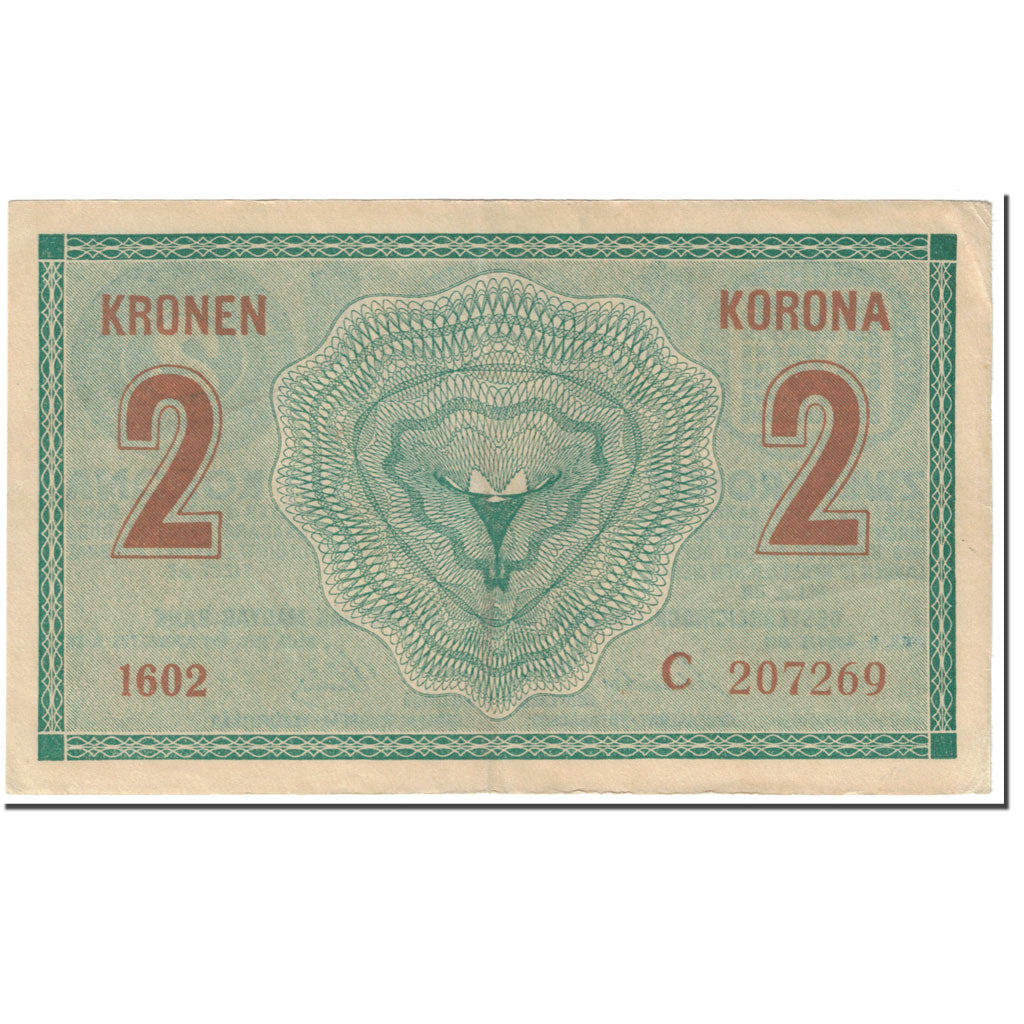 Banknote, Austria, 2 Kronen, 1914, 1914-08-05, KM:17b, EF(40-45)