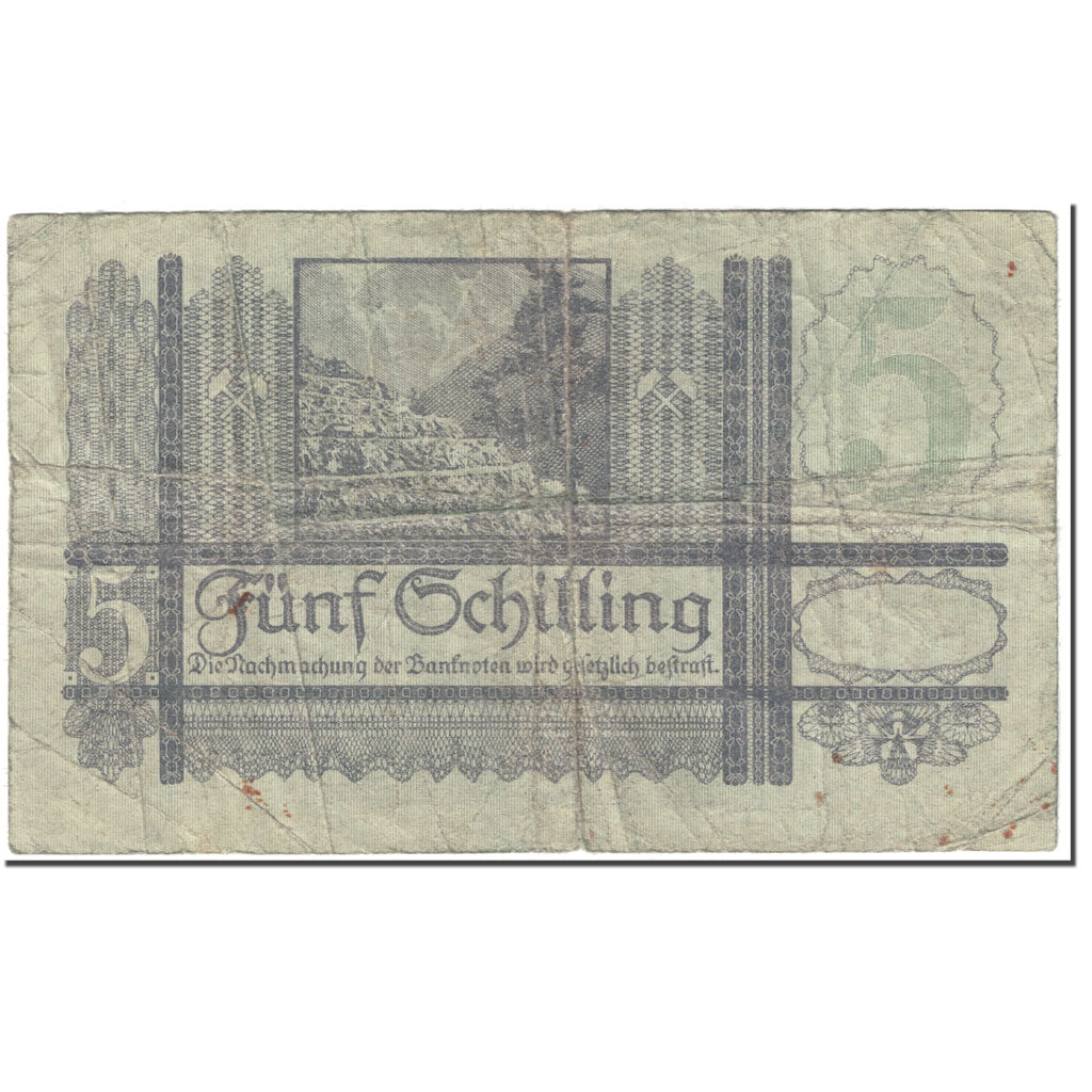 Banknote, Austria, 5 Schilling, 1945, 1945-09-04, KM:93, VF(20-25)