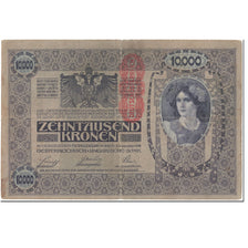 Banknote, Austria, 10,000 Kronen, 1919, Undated (1919), KM:64, VF(20-25)