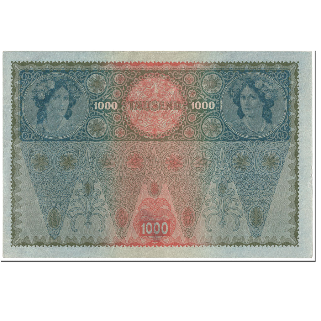 Banknote, Austria, 1000 Kronen, 1919, Undated (1919), KM:60, EF(40-45)