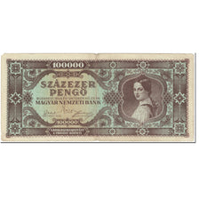 Banknote, Hungary, 100,000 Pengö, 1945, 1945-10-23, KM:120A, EF(40-45)