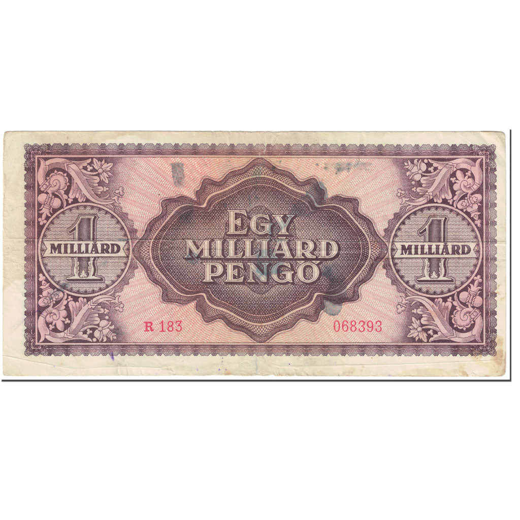 Banknote, Hungary, 1 Milliard Pengö, 1946, 1946-03-18, KM:125, VF(20-25)