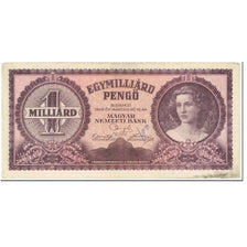 Billet, Hongrie, 1 Milliard Pengö, 1946, 1946-03-18, KM:125, TB