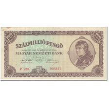 Banconote, Ungheria, 100,000,000 Pengö, 1946, 1946-03-18, KM:124, MB