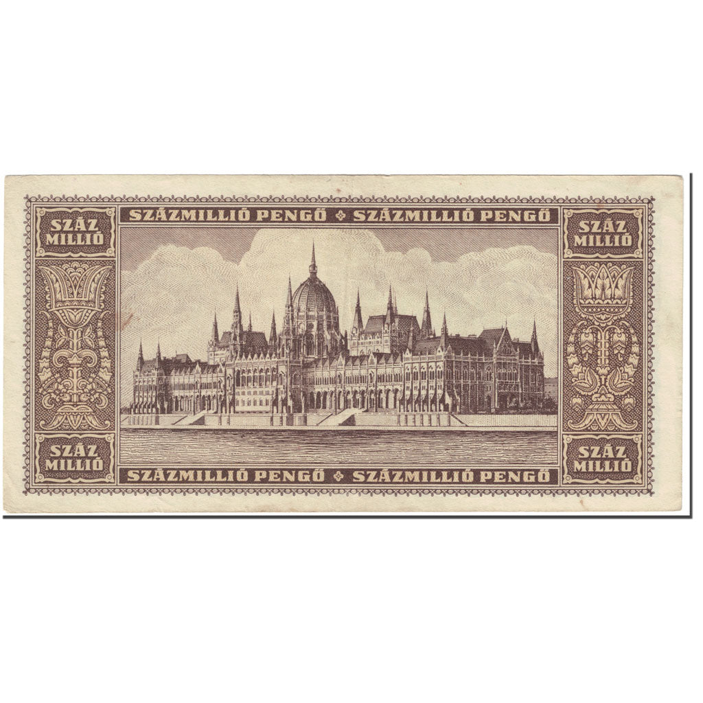Banconote, Ungheria, 100,000,000 Pengö, 1946, 1946-03-18, KM:124, MB