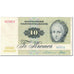 Banknote, Denmark, 10 Kroner, 1972, Undated (1972), KM:48c, EF(40-45)