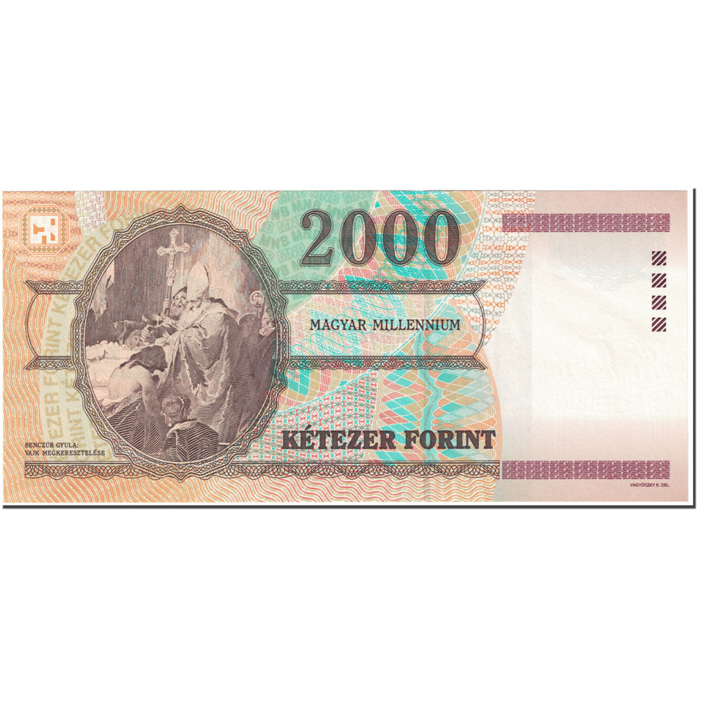 Biljet, Hongarije, 2000 Forint, 2000, 2000-08-20, KM:186a, NIEUW