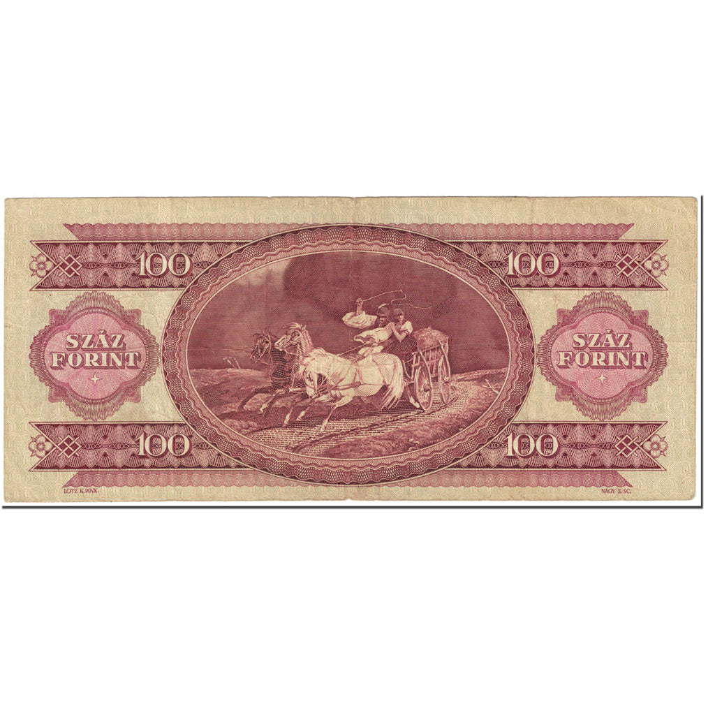 Banknot, Węgry, 100 Forint, 1989, 1989-01-10, KM:171h, VF(20-25)