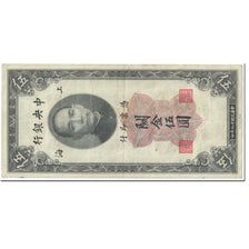 Banknote, China, 5 Customs Gold Units, 1930, Undated (1930), KM:326d, EF(40-45)