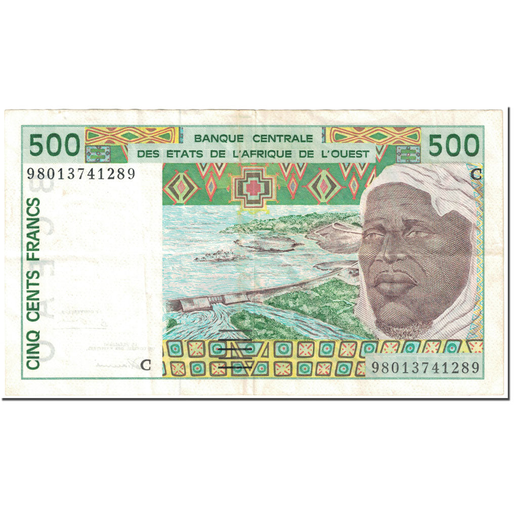 Banknote, West African States, 500 Francs, 1998, Undated (1998), KM:310Ci