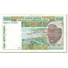 Banknote, West African States, 500 Francs, 1998, Undated (1998), KM:310Ci