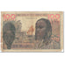 Banknote, West African States, 100 Francs, 1966, Undated (1966), KM:2b, VG(8-10)