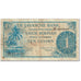 Banknot, Holenderskie Indie, 1 Gulden, 1948, Undated (1948), KM:98, VG(8-10)