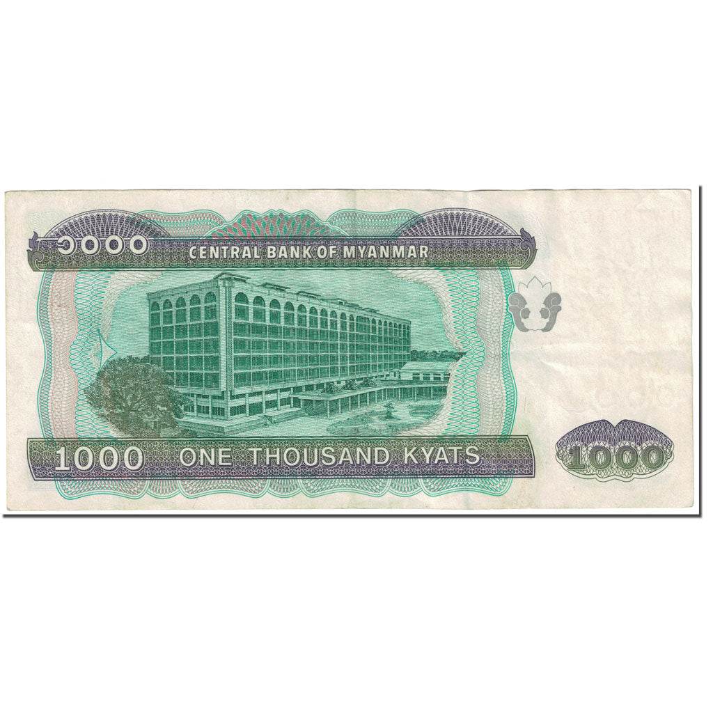 Banknote, Myanmar, 1000 Kyats, 1998, Undated (1998), KM:77b, EF(40-45)