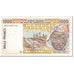 Geldschein, West African States, 1000 Francs, 1996, Undated (1996), KM:711Kf, S