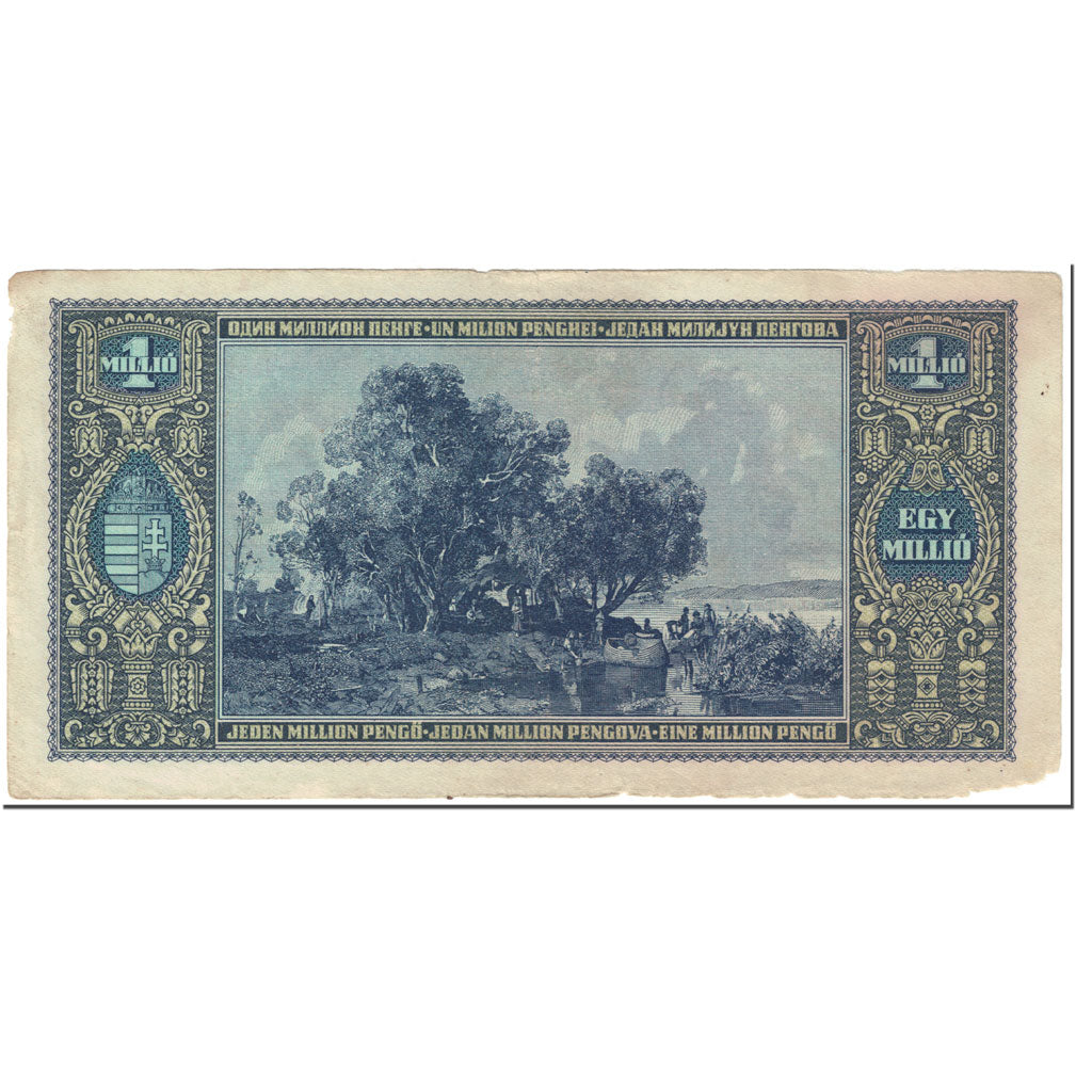 Banknote, Hungary, 1,000,000 Pengö, 1945, 1945-11-16, KM:122, VG(8-10)