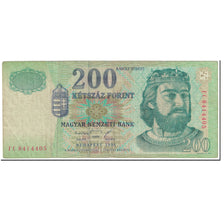 Banknote, Hungary, 200 Forint, 1998, Undated (1998), KM:178a, VF(20-25)
