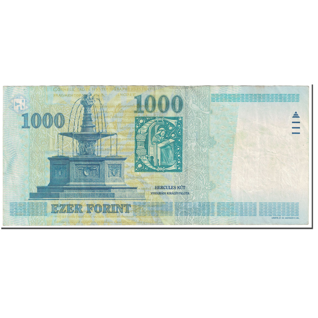 Banknote, Hungary, 1000 Forint, 1998, Undated (1998), KM:180a, EF(40-45)