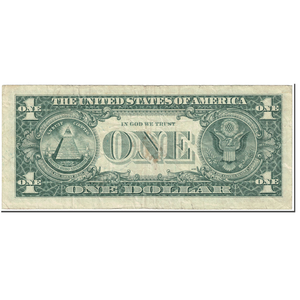 Banknote, United States, One Dollar, 1981, Undated (1981), KM:3506, VF(20-25)