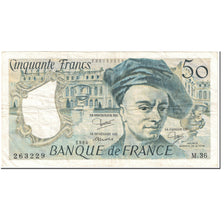 Frankreich, 50 Francs, 50 F 1976-1992 ''Quentin de La Tour'', 1984, Undated