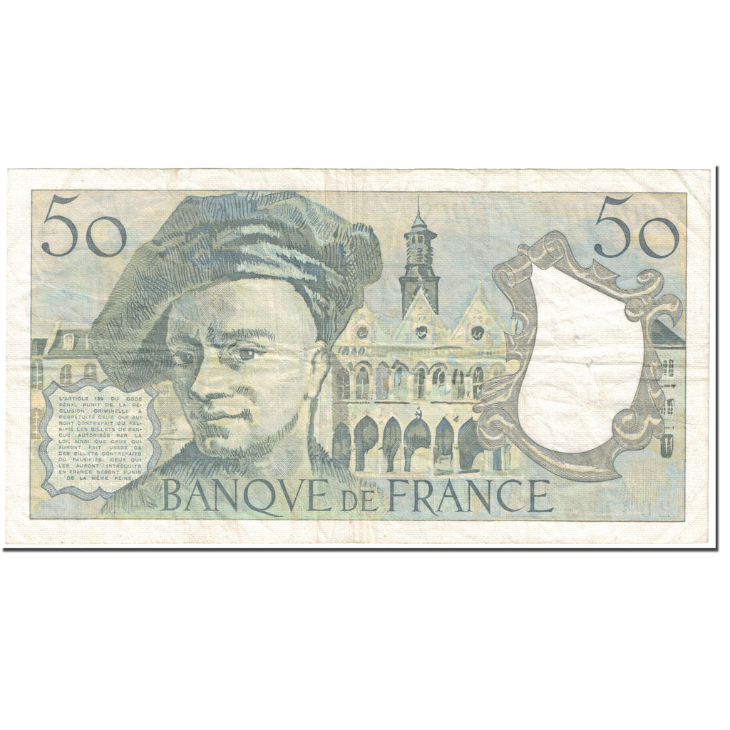 Frankreich, 50 Francs, 50 F 1976-1992 ''Quentin de La Tour'', 1984, Undated