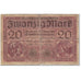Banknote, Germany, 20 Mark, 1918, 1918-02-20, KM:57, VG(8-10)
