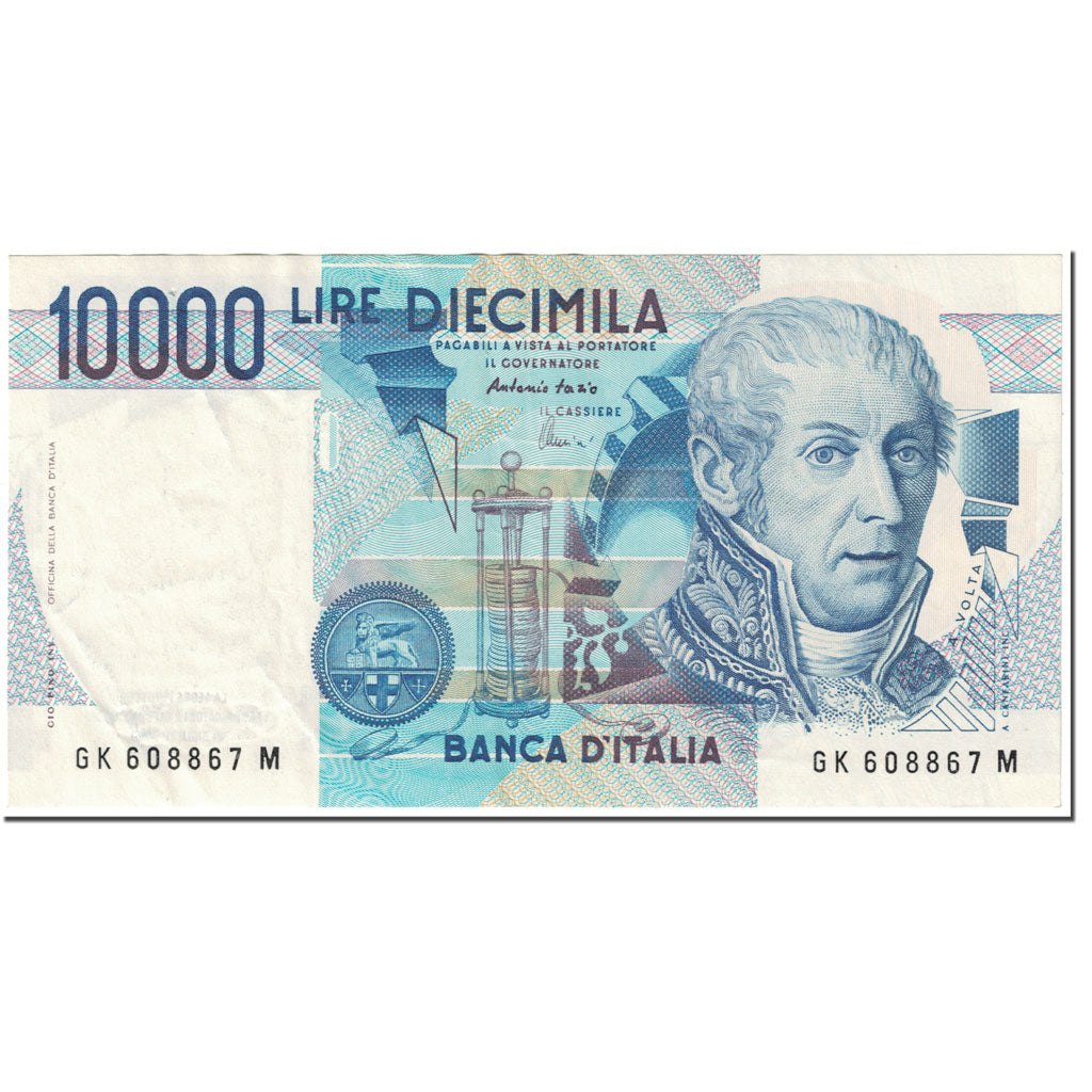 Banknote, Italy, 10,000 Lire, 1984, 1984-09-03, KM:112d, EF(40-45)