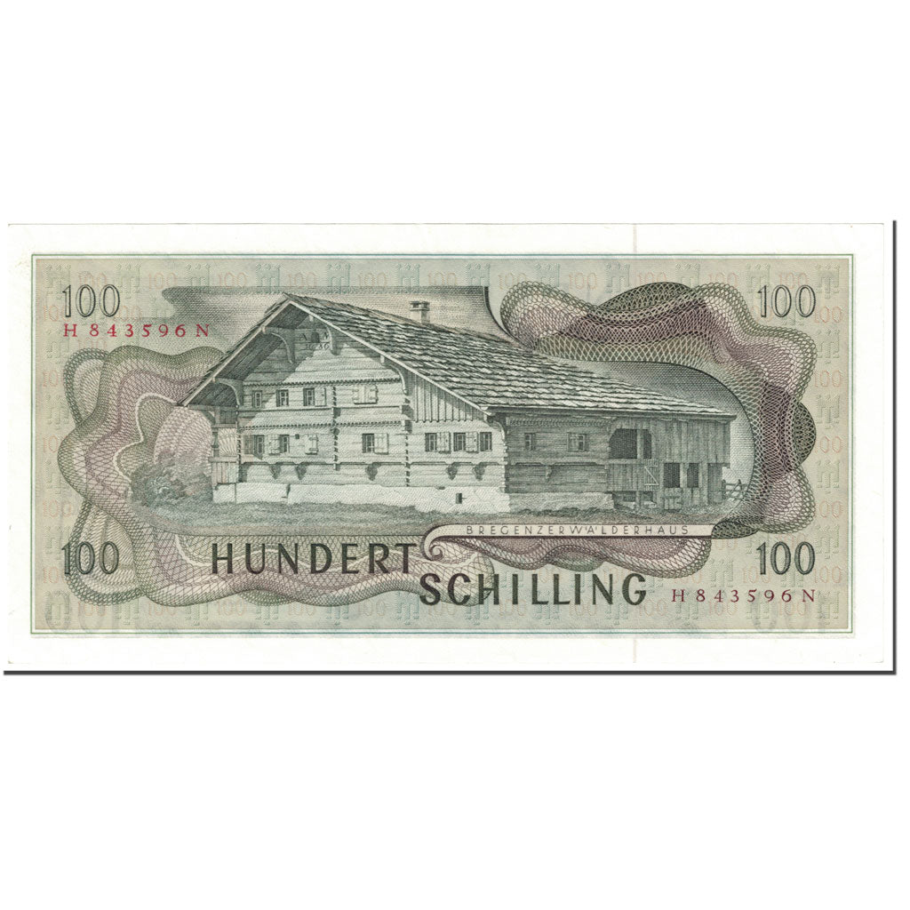 Banknote, Austria, 100 Schilling, 1969, 1969-01-02, KM:146a, UNC(65-70)