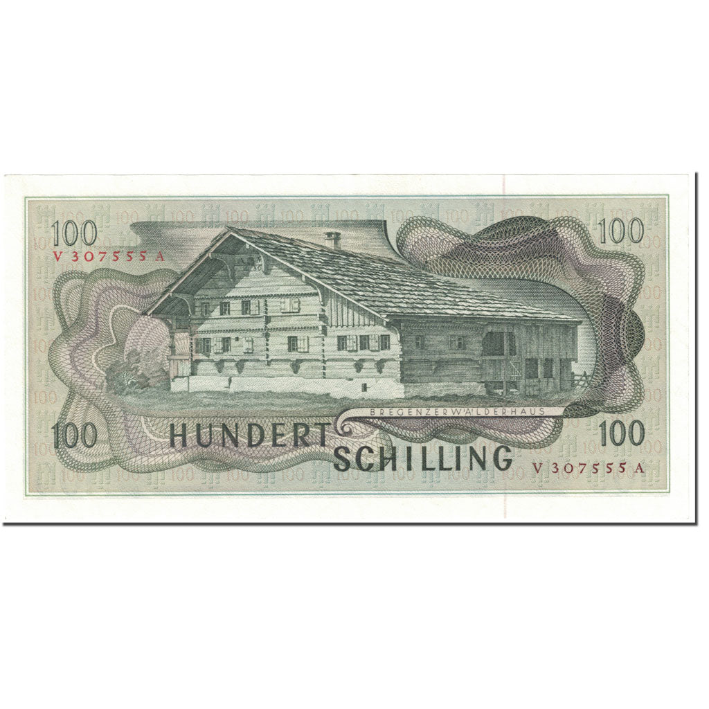 Banknote, Austria, 100 Schilling, 1969, 1969-01-02, KM:146a, UNC(65-70)