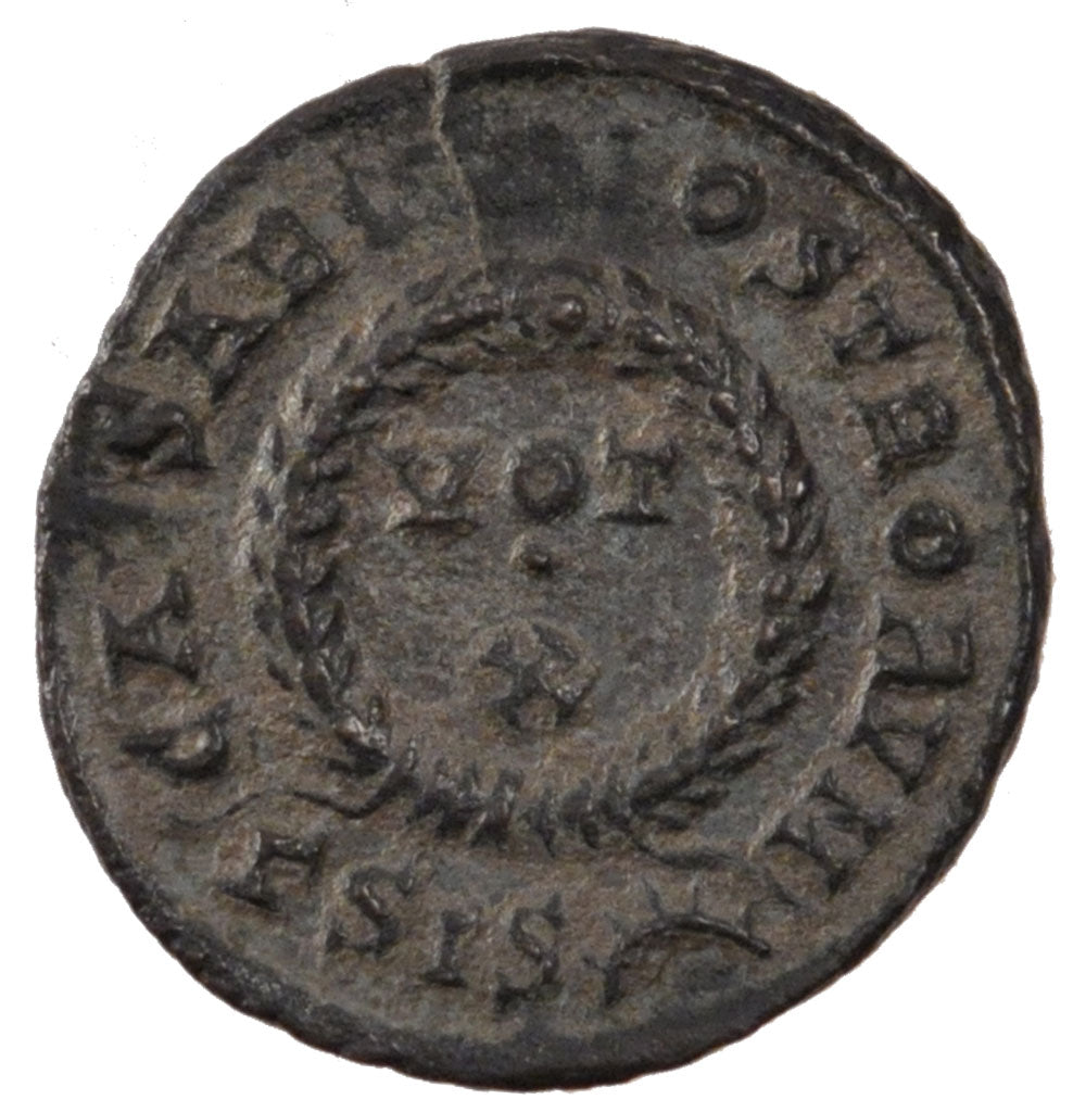 Constantine II, Nummus, Siscia, AU(50-53), Copper, Cohen #38, 3.10