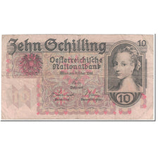 Banknote, Austria, 10 Schilling, 1946, 1946-02-02, KM:122, VF(20-25)