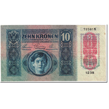 Banknote, Austria, 10 Kronen, 1919, Undated (1919), KM:51a, VF(20-25)
