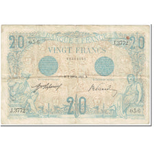 Francia, 20 Francs, 20 F 1905-1913 ''Bleu'', 1913, 1913-01-09, BC, Fayette:10.3