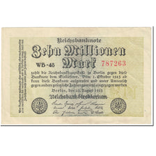 Banknote, Germany, 10 Millionen Mark, 1923, 1923-08-22, KM:106b, EF(40-45)