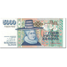 Billete, 5000 Krónur, 2001, Islandia, 2001-05-22, KM:60, SC