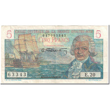 Banknote, French Equatorial Africa, 5 Francs, 1947, Undated (1947), KM:20b