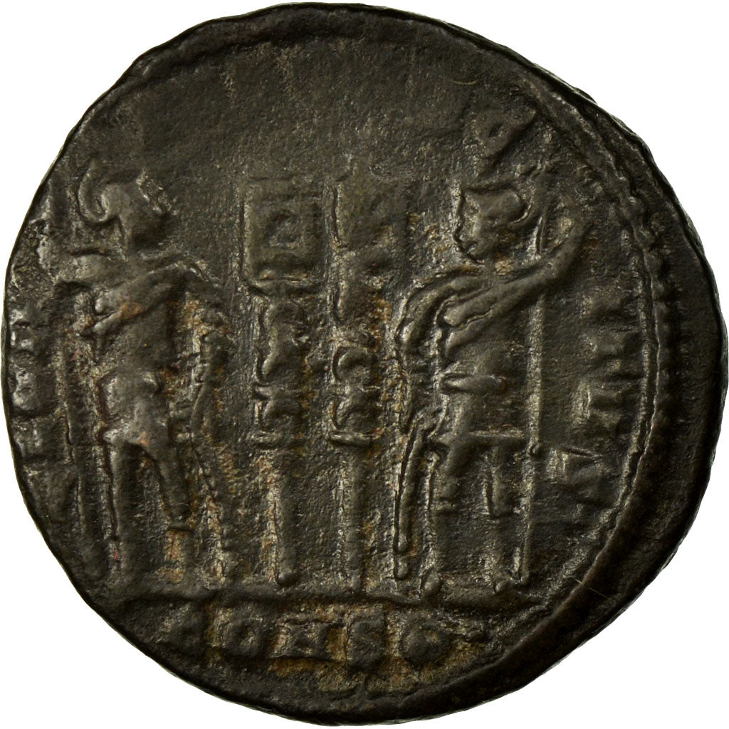 Coin, Constantine II, Nummus, Constantinople, EF(40-45), Copper, Cohen:122