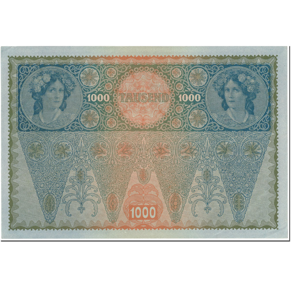 Banknote, Austria, 1000 Kronen, 1919, Undated (1919), KM:60, UNC(65-70)