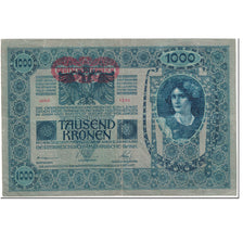 Banknote, Austria, 1000 Kronen, 1919, Undated (1919), KM:57a, EF(40-45)