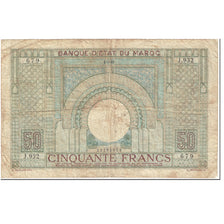 Banknote, Morocco, 50 Francs, 1945, 1945-03-01, KM:21, VF(30-35)