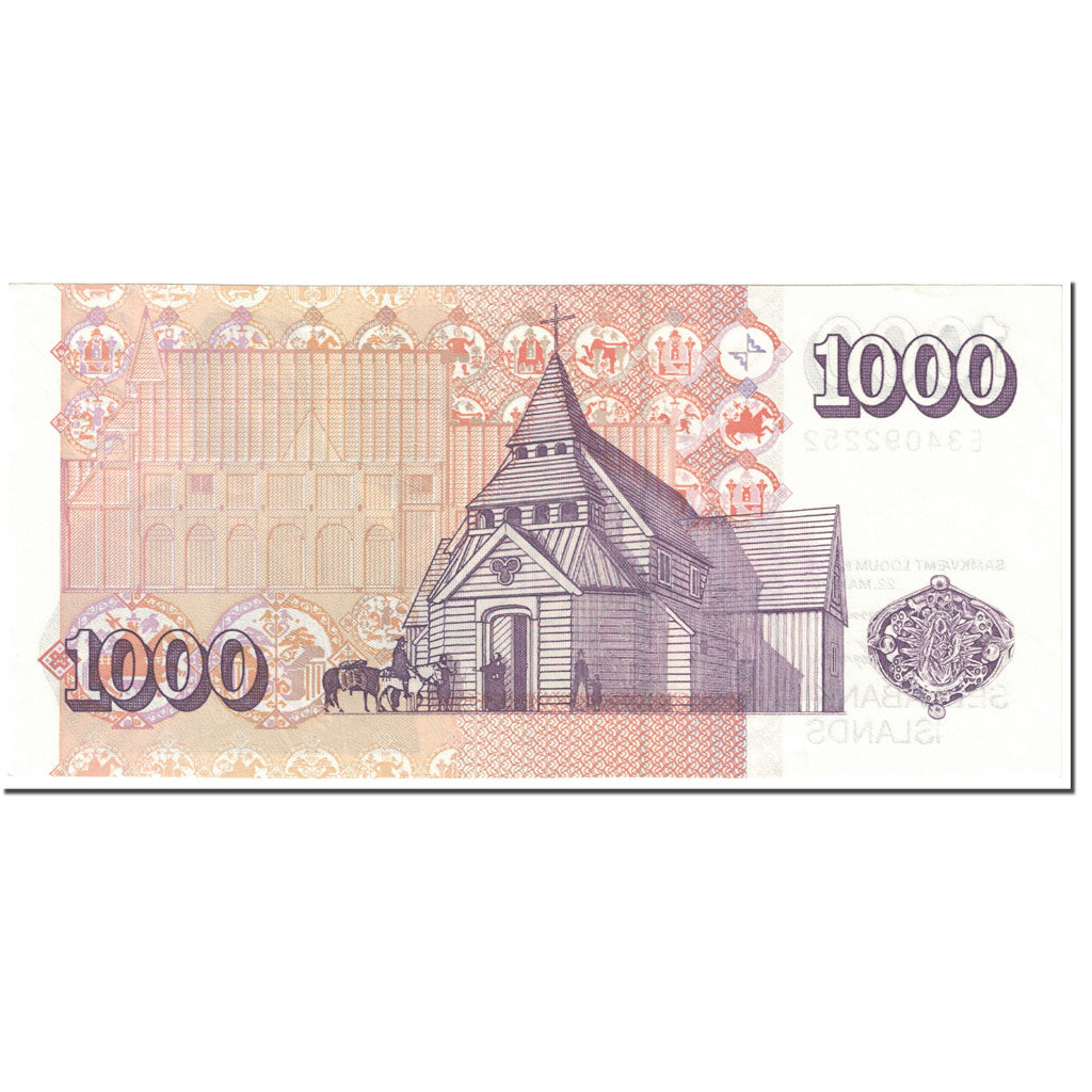 Banconote, Islanda, 1000 Kronur, 2001, 2001-05-22, KM:59, FDS