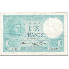 Frankrijk, 10 Francs, 10 F 1916-1942 ''Minerve'', 1941, 1941-01-16, TTB