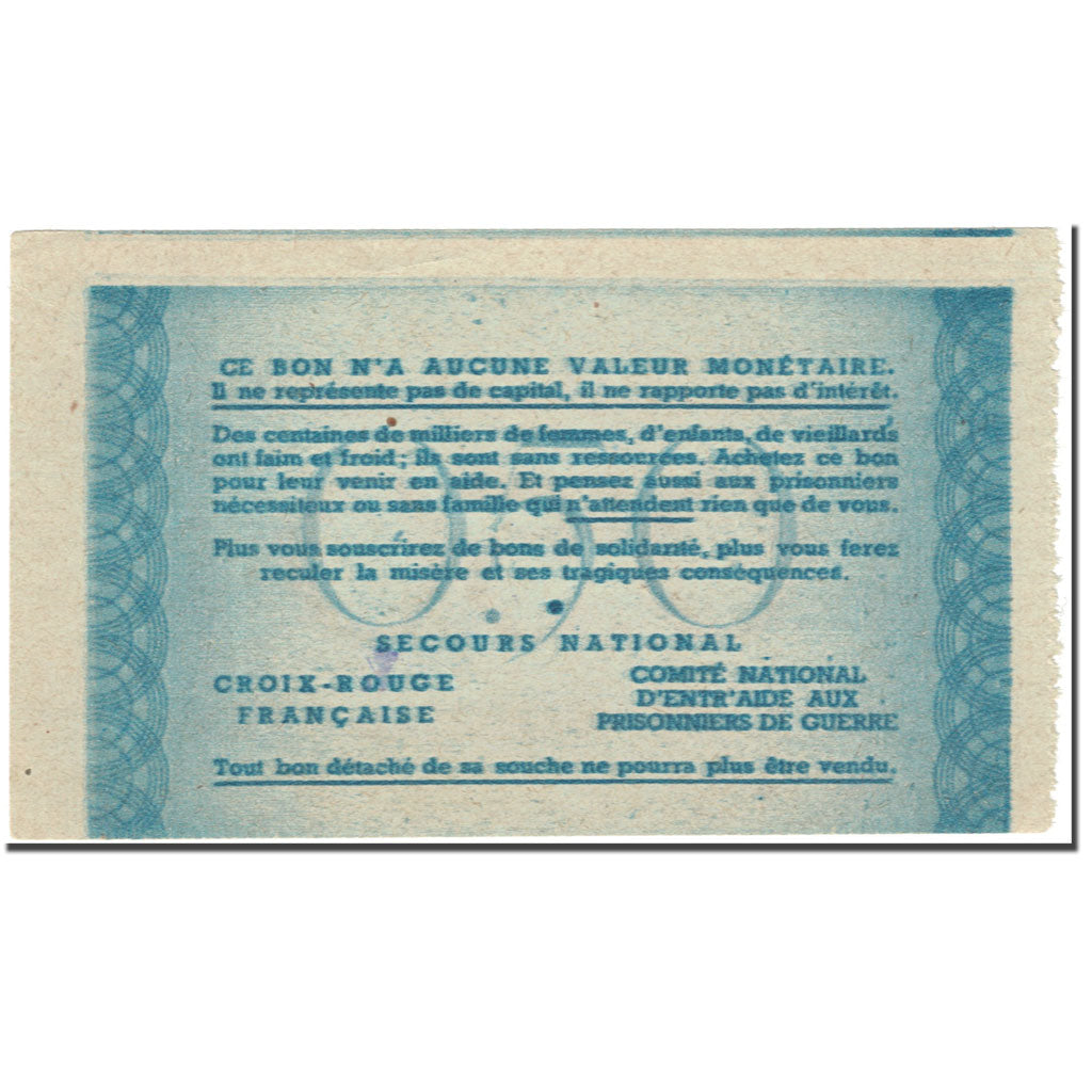 France, 5 Francs, 1941, BON DE SOLIDARITÉ, Undated (1941), UNC(63)