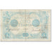 França, 5 Francs, Bleu, 1915, 1915-06-04, VF(20-25), Fayette:2.28, KM:70