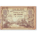 France, 1 Franc, Chambres de Commerce Rouen, 1922, Undated (1922), VG(8-10)