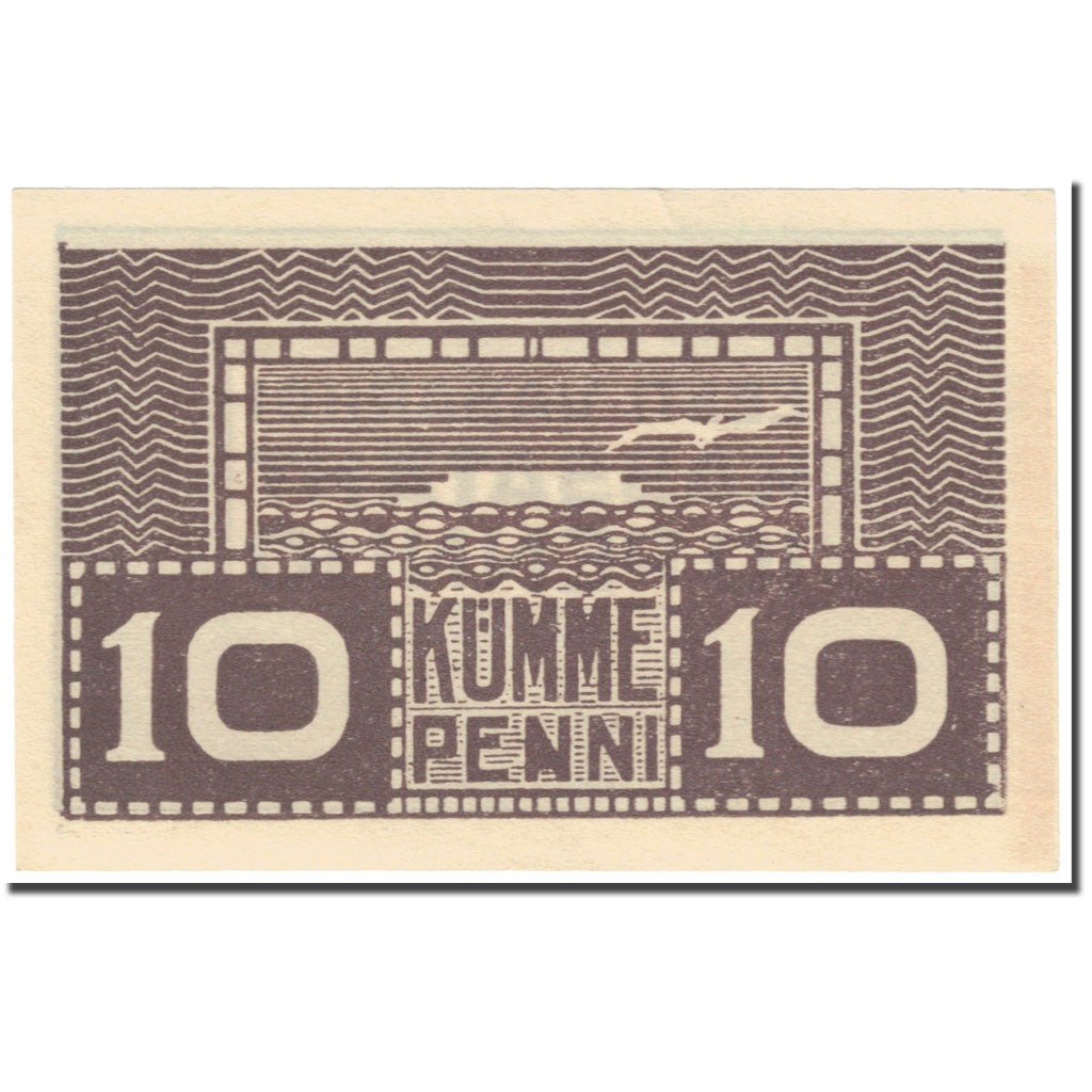 Banknote, Estonia, 10 Penni, 1919, Undated (1919), KM:40b, UNC(65-70)