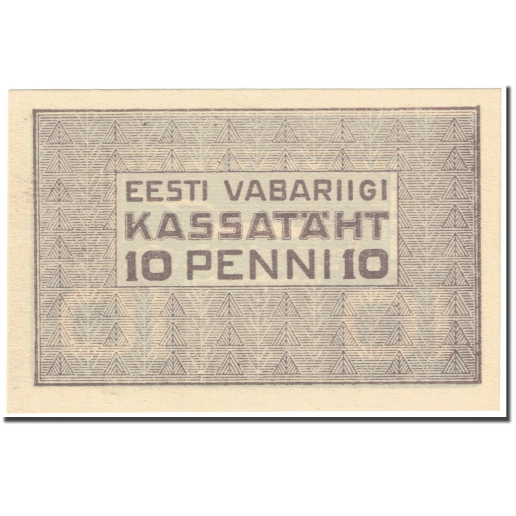 Banknote, Estonia, 10 Penni, 1919, Undated (1919), KM:40b, UNC(65-70)